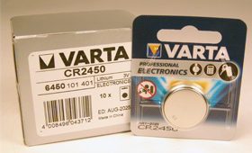 Элемент питания VARTA CR2450