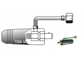 Разъем силовой TIG 50 гайка 1/4G