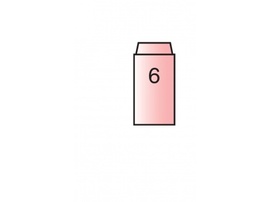 Сопло TIG  Gr. 6  D 9,8   (13N10)