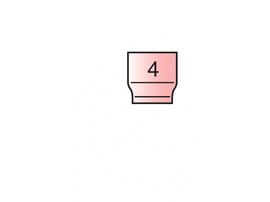 Сопло №4, 6,4 мм, TIG 24/24W, (53N24)